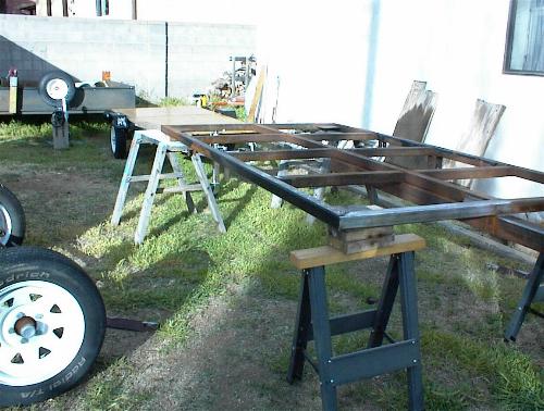Teardrop - Sanding the Chassis
