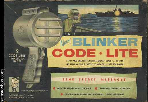 Twin Navy Blinker Code-Lite Set Box