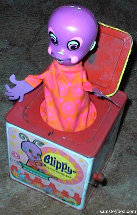 Mattel's Blippy musical Jack-in-the-Box