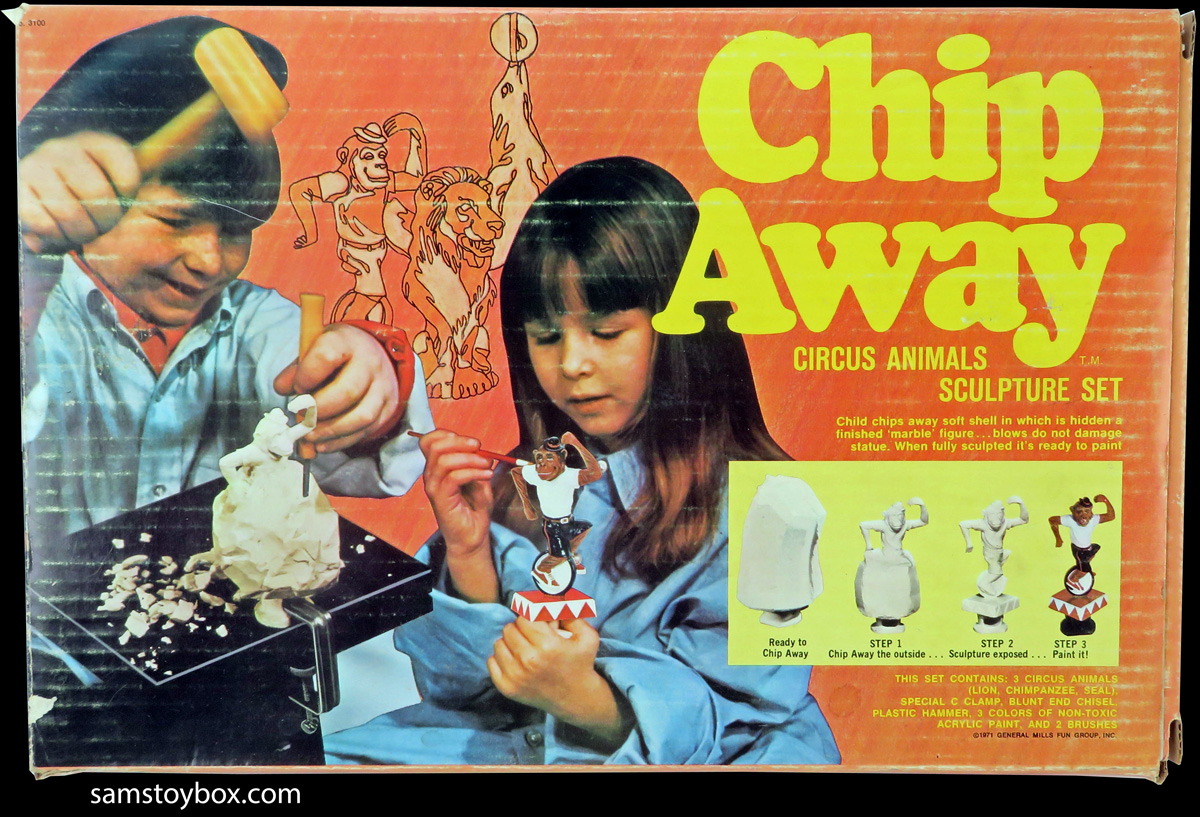 Boxed Chip Away Circus set by Kenner