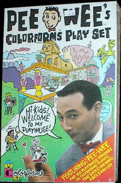 Pee Wee's Playhouse Colorforms