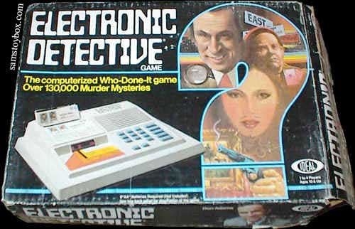 Electronic Detective Game Box