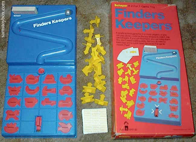 Finders Keepers Game by Schaper Box