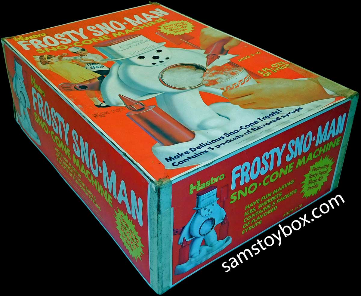 Frosty Sno-Man Sno-Cone Machine Box