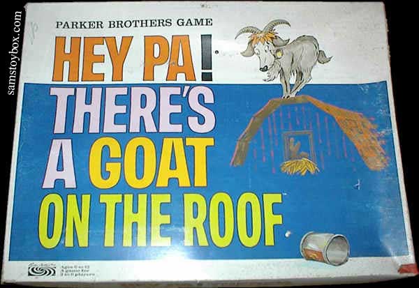 Hey Pa! There's a Goat on the Roof by Parker Brothers Game box