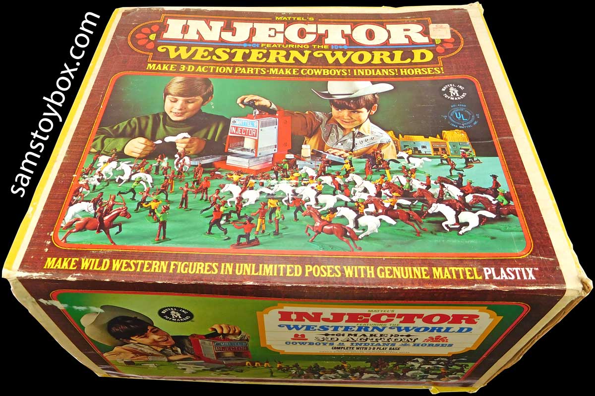 Mattel Western World Injector Box Front