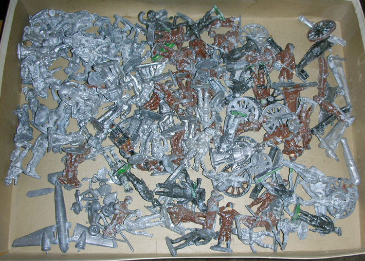 Lead Casting Set, completed figures from former owner
