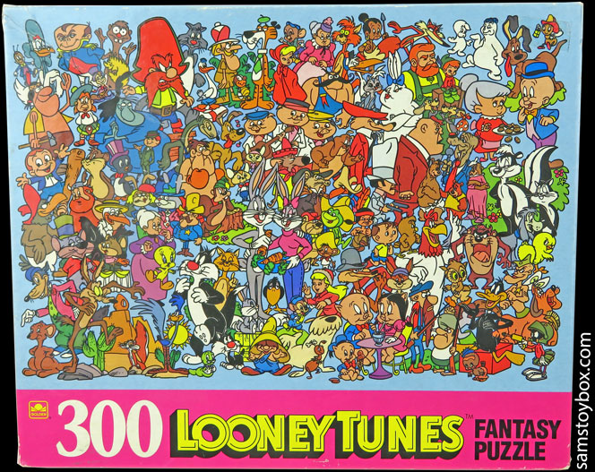 1990 Looney Tunes Fantasy Puzzle Box by Golden