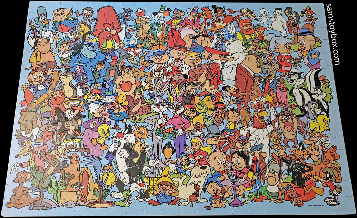 1990 Looney Tunes Fantasy Puzzle by Golden put together