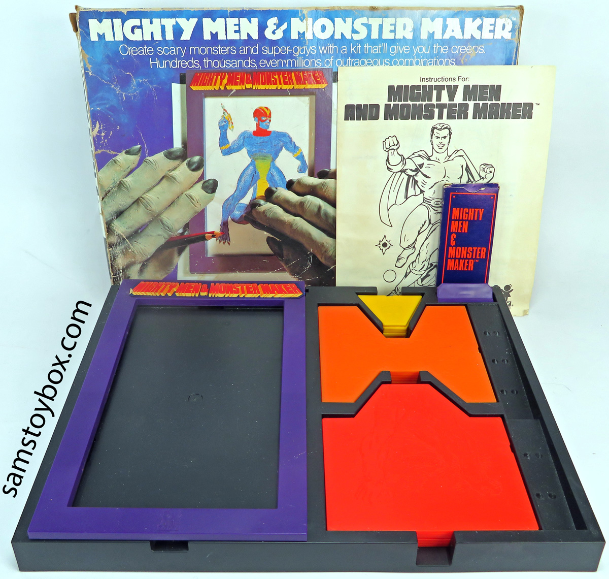 Tomy Mighty Men & Monster Maker Complete