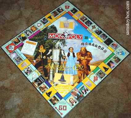 Wizard of Oz Monopoly Board