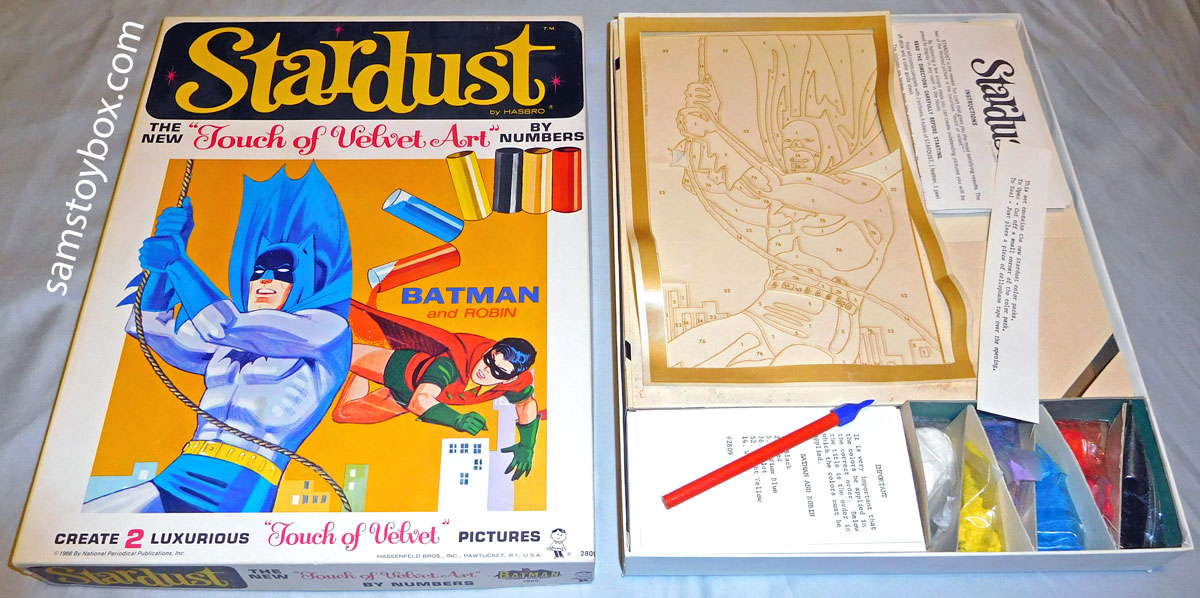 Stardust Touch of Velvet Art Batman Set by Hasbro