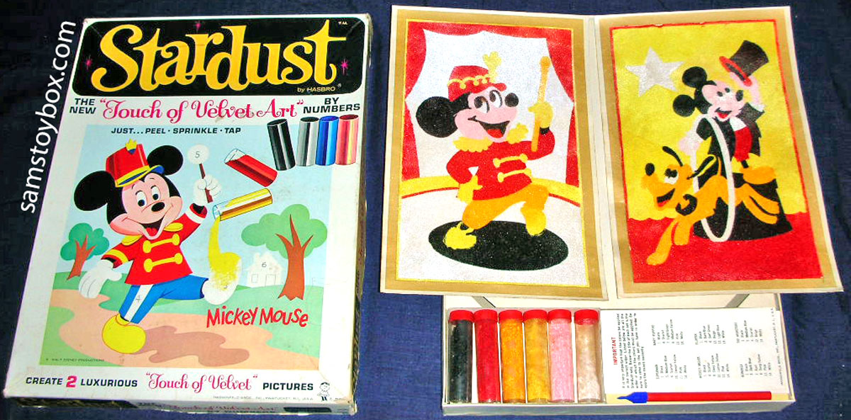 Stardust Touch of Velvet Art Mickey Mouse Set by Hasbro
