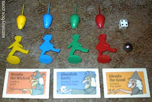 Which Witch Game playing pieces