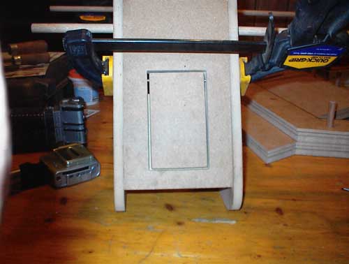 Treadsection - Soil sampler panel in place