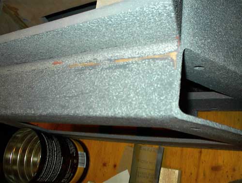 Treadsection - Texturing and oversanding