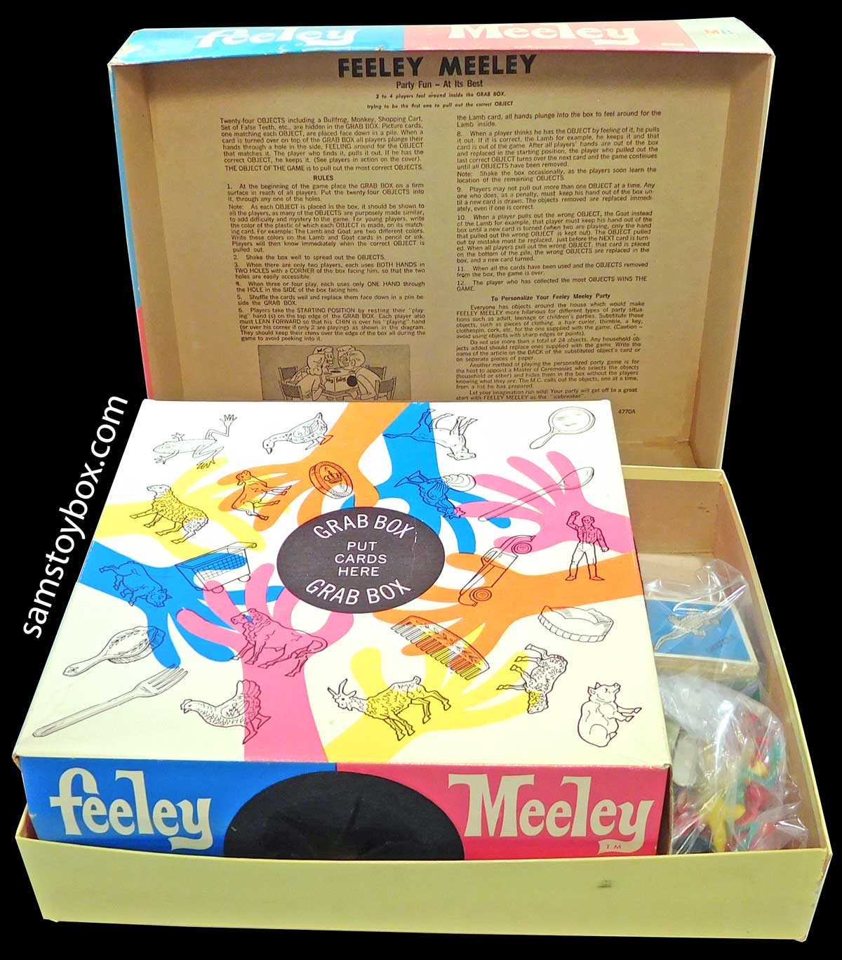 Feeley Meeley Game Open Box