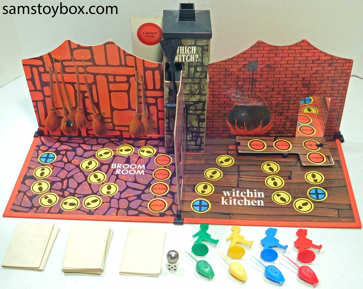 Vintage 1970 Which Witch? Board Game, Milton Bradley