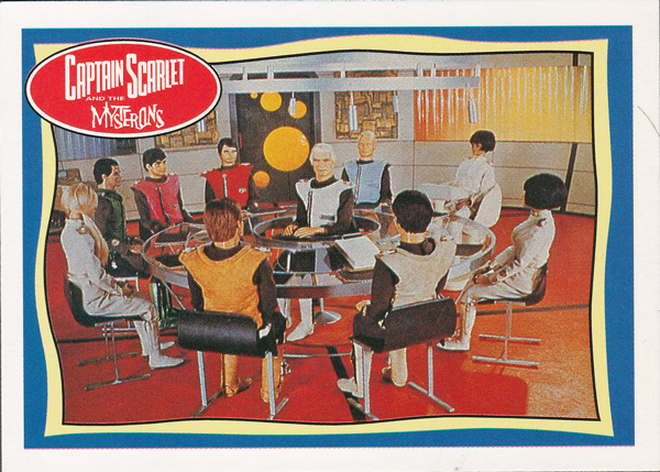 Front of Gerry Anderson Supermarionation Card number 54