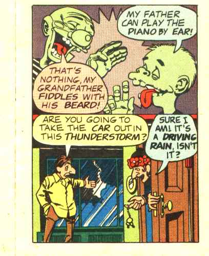 Joke page from Funny Li'l Joke Book Volume 8 of 44 - Puns