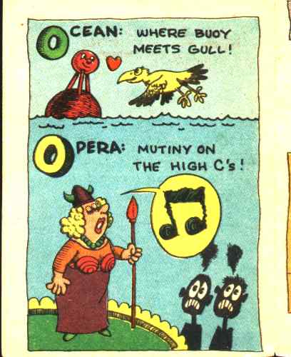 Joke page from Funny Li'l Joke Book Volume 26 of 44 - Dopey Dictionary, I-P