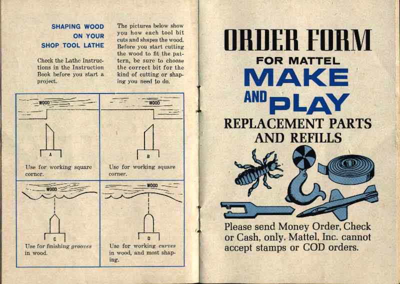 Mattel Power Shop Instruction Manual - Page 12 of 24